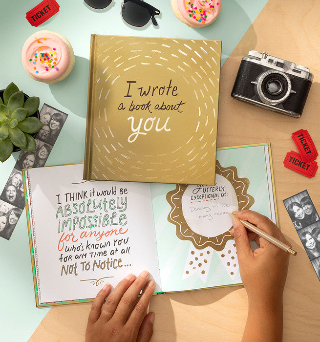 I Wrote A Book About You - Gold Cover