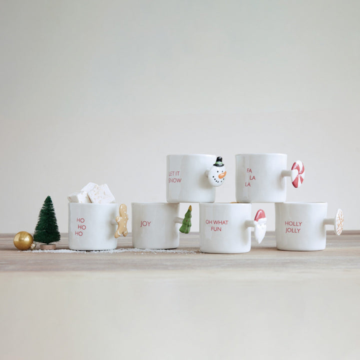 Icon Handled Holiday Mug