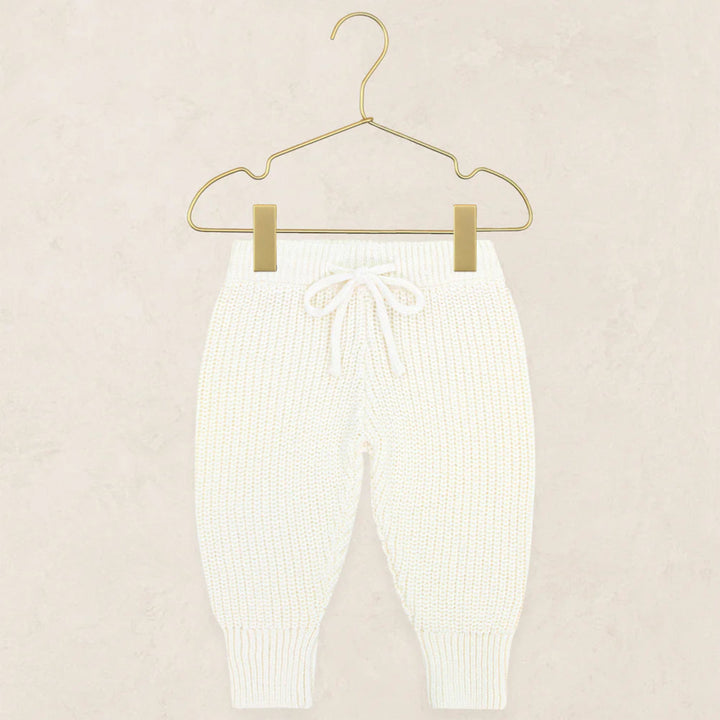 Ivory Knit Jogger Pant 