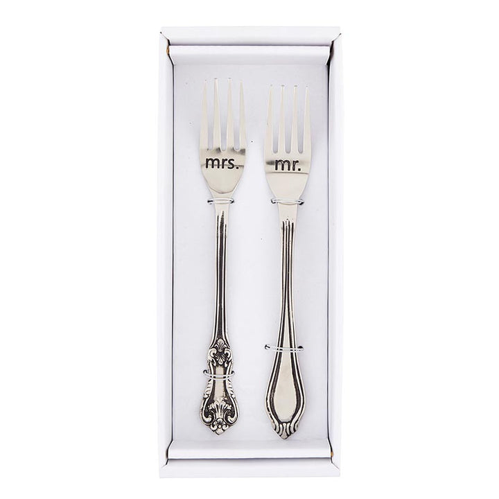 Mr. & Mrs. Wedding Fork Set