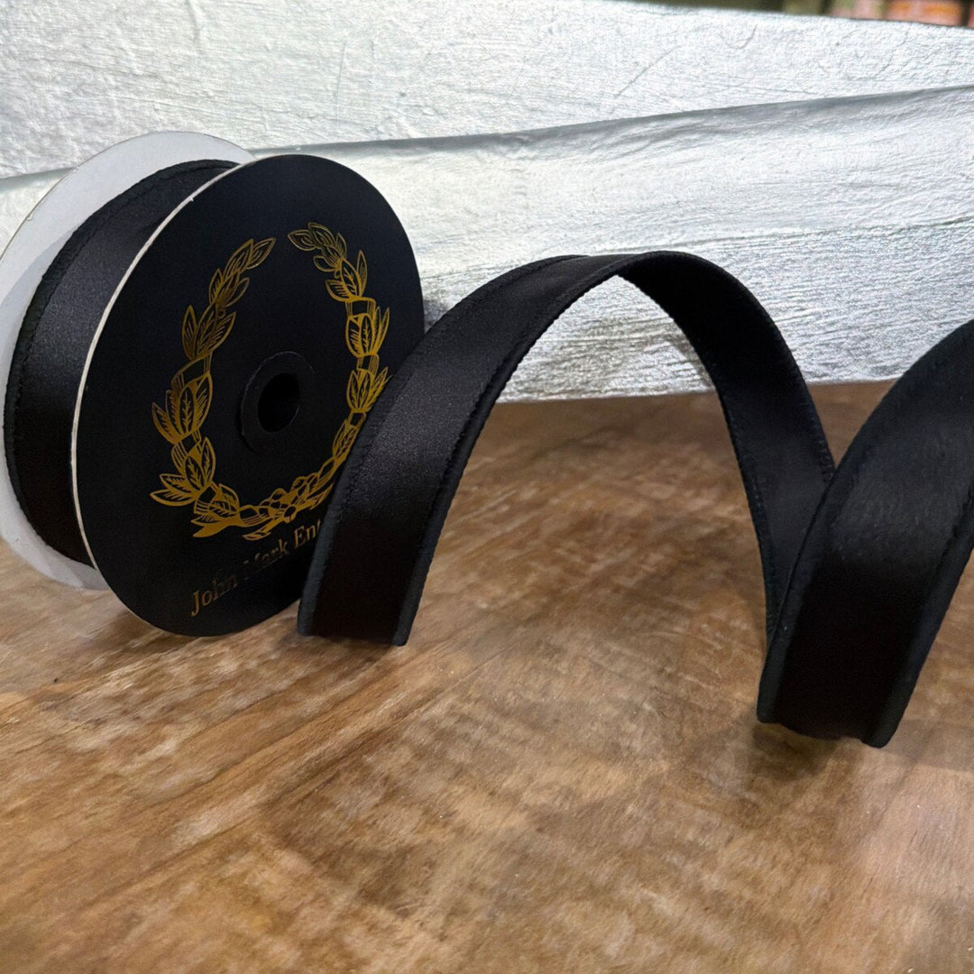 Black Satin Ribbon