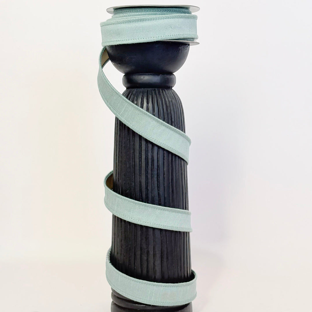 John Mark Aqua Dupion Ribbon 