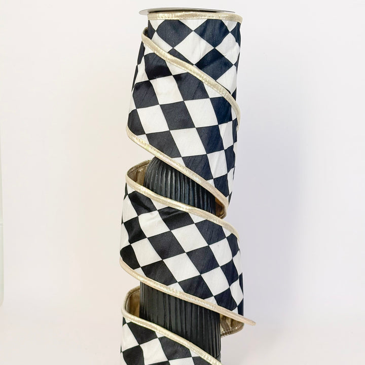 John Mark Harlequin Metallic Trimmed Ribbon