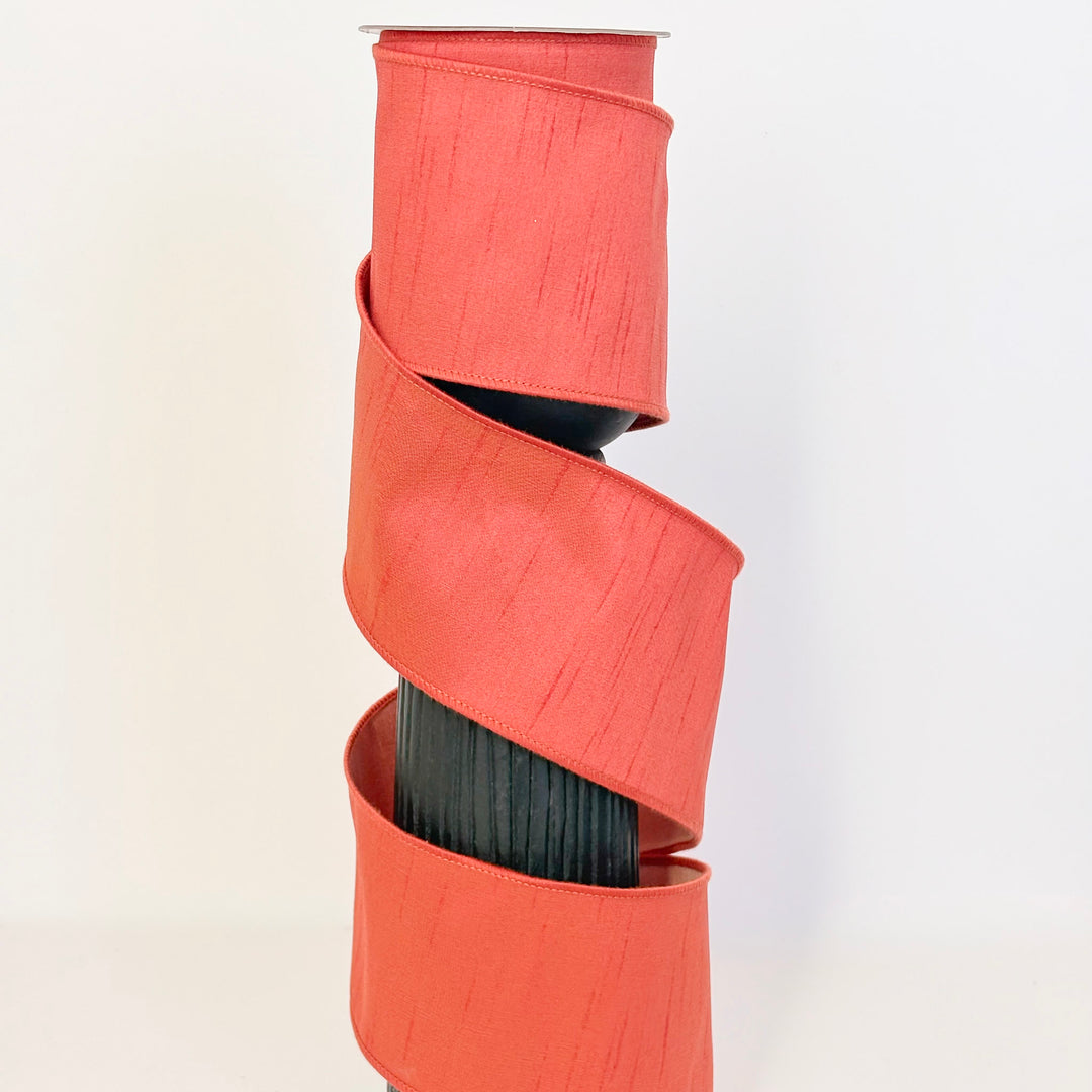 John Mark Orange Dupion Ribbon