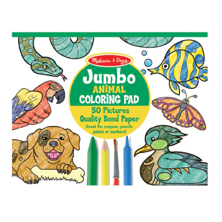 Jumbo Coloring Pad Animal