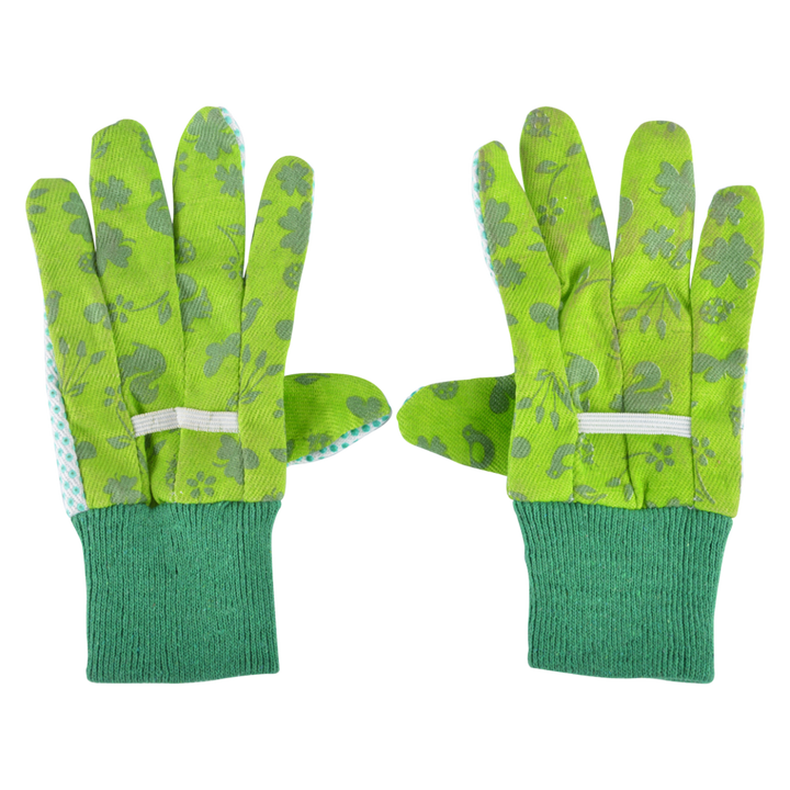 childrens gardening gloves Esschert Design - KG110 Children.s Gardening Gloves W/ Nubs - Green