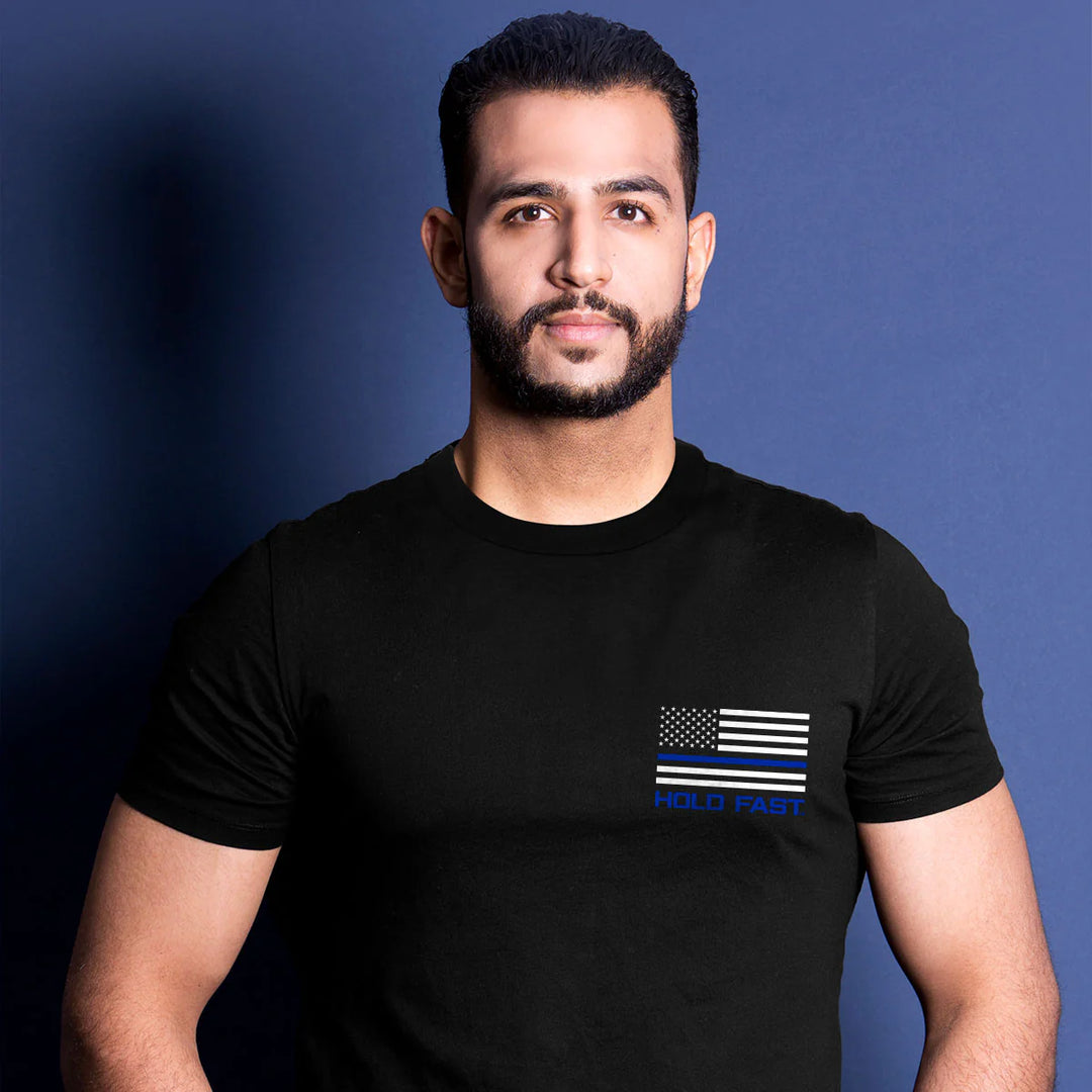 Give Honor Police Flag Tee
