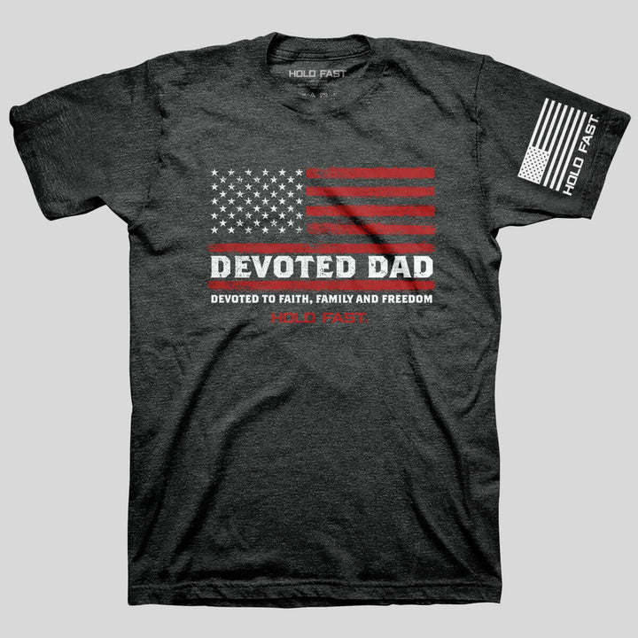 Devoted Dad Flag Tee