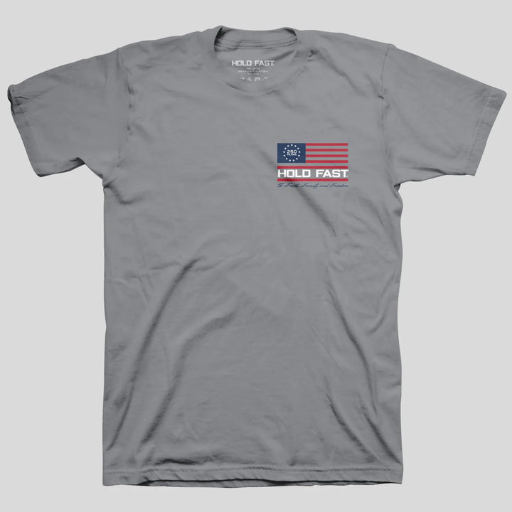 Hold Fast 250 Years Colonial Soldier Tee