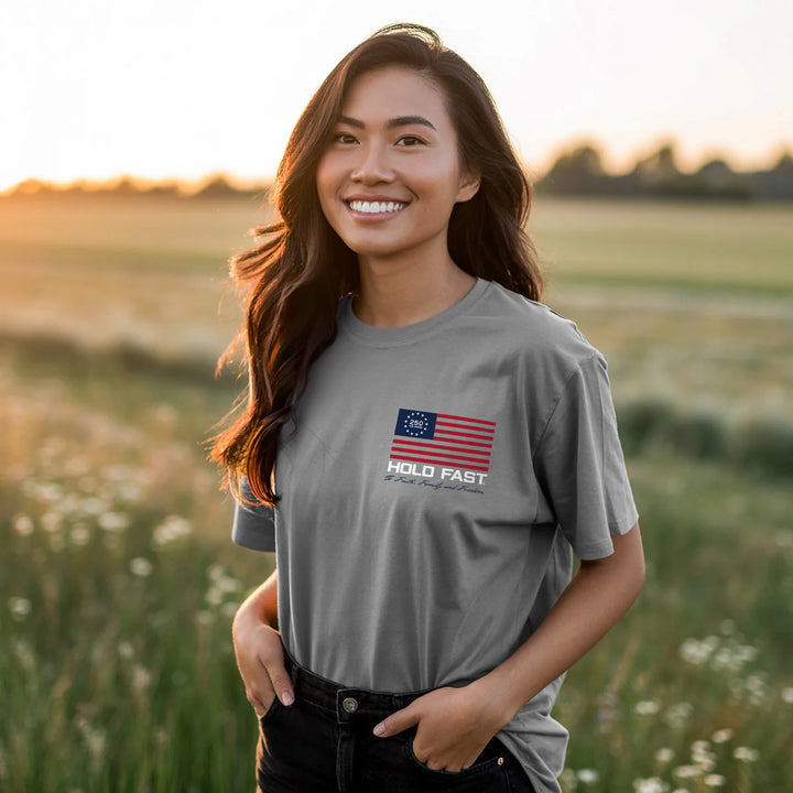 Hold Fast 250 Years Colonial Soldier Tee