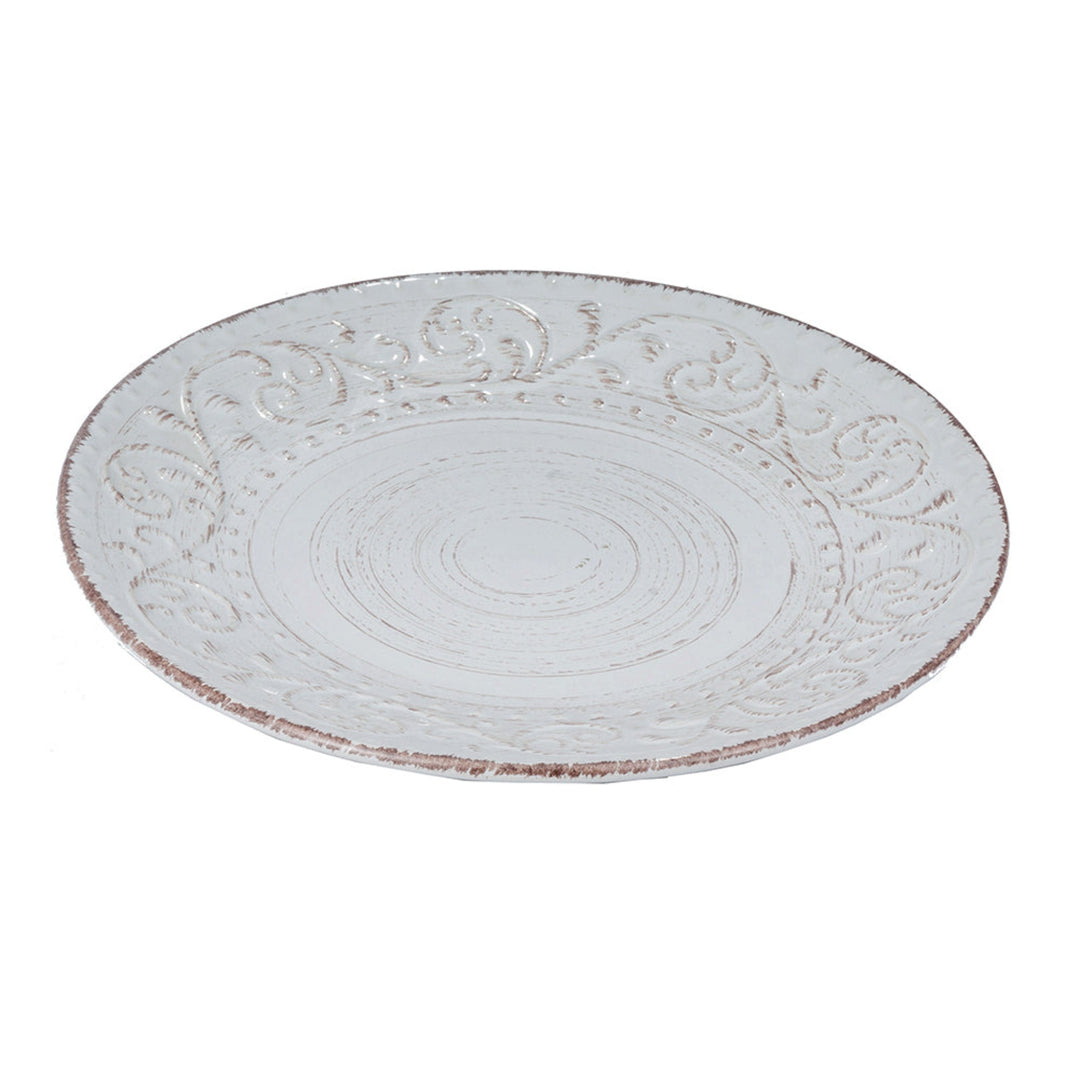 Rustic Flare White Salad Plate