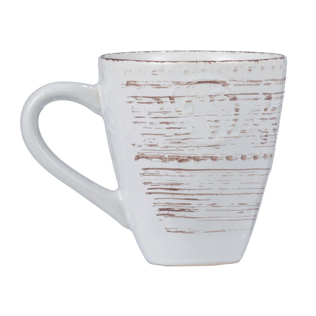 Rustic Flare White Mug