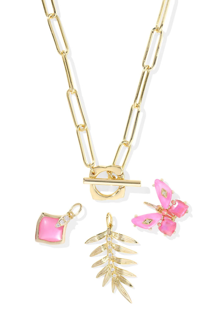 Kendra Scott Bianca Butterfly Gold Charm Necklace