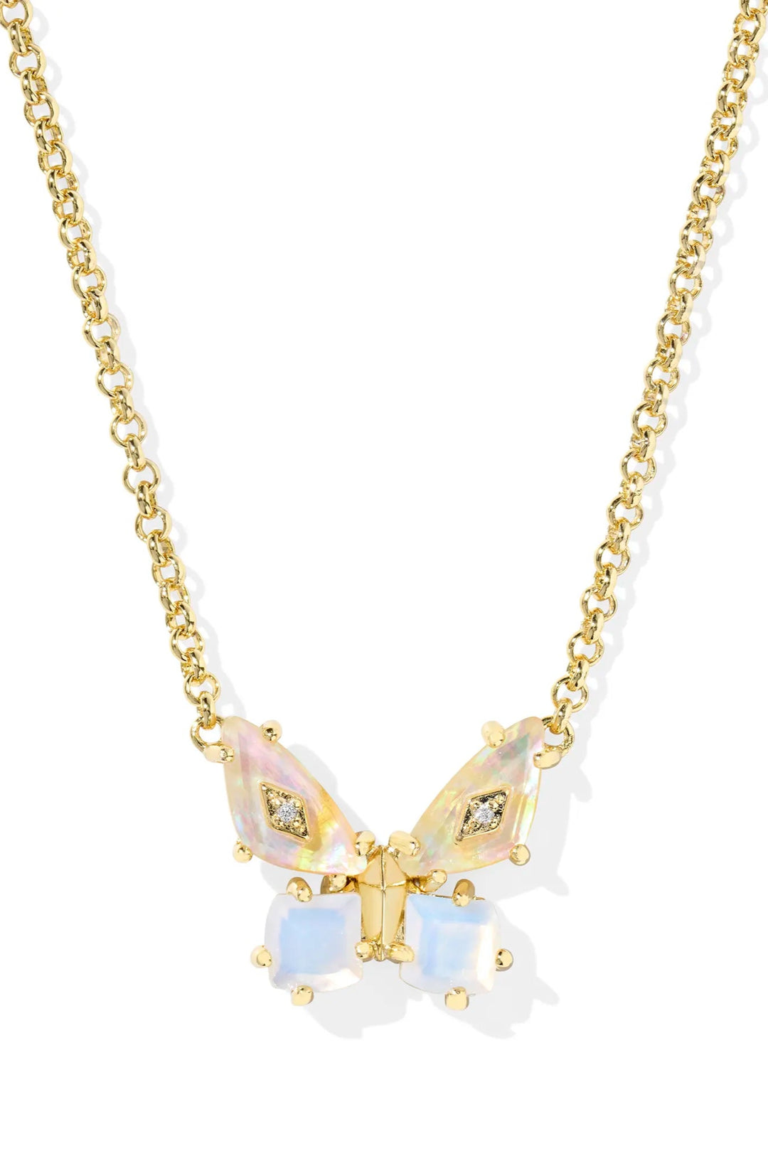 Kendra Scott Bianca Butterfly Gold Short Pendant Necklace