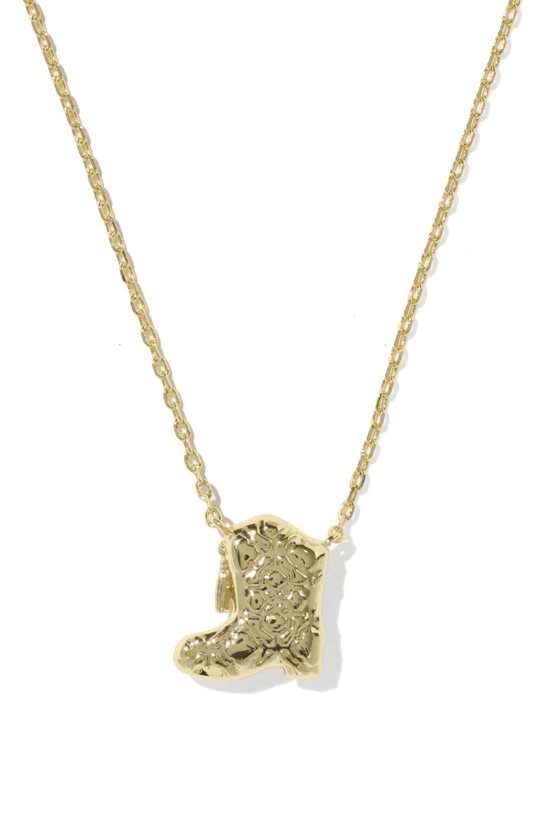 Kendra Scott Drill Team Boot Short Pendant Necklace