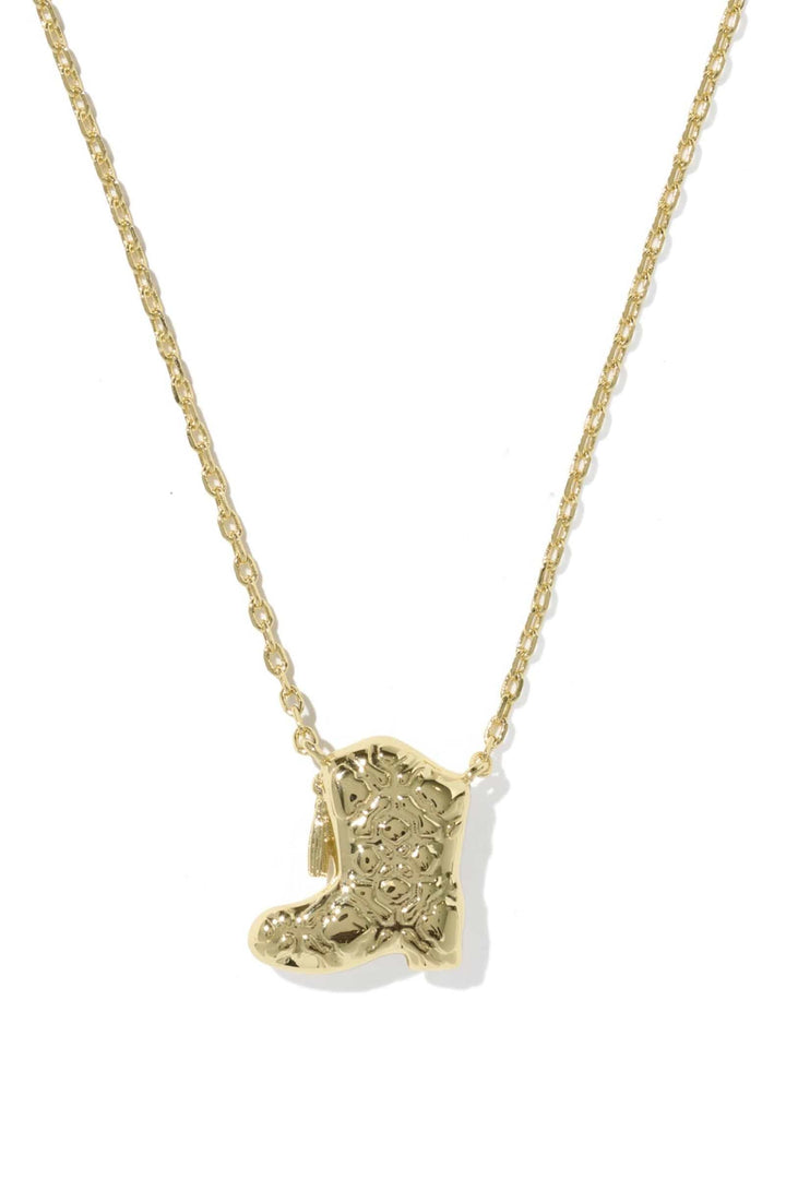 Kendra Scott Drill Team Boot Short Pendant Necklace