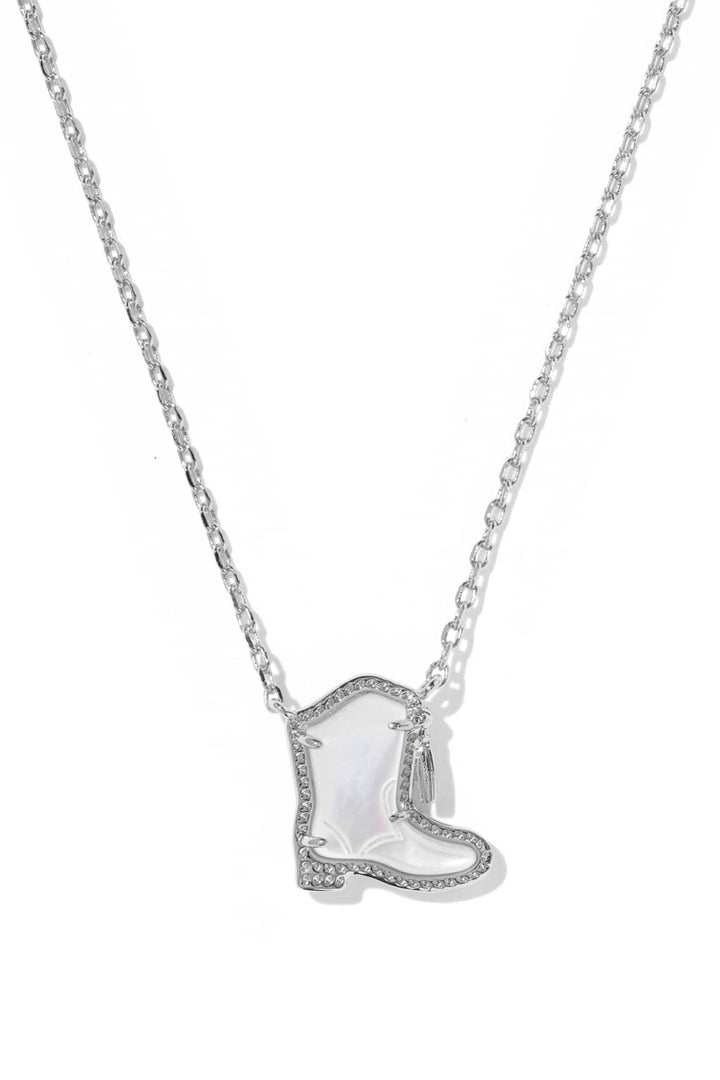 Kendra Scott Drill Team Boot Short Pendant Necklace