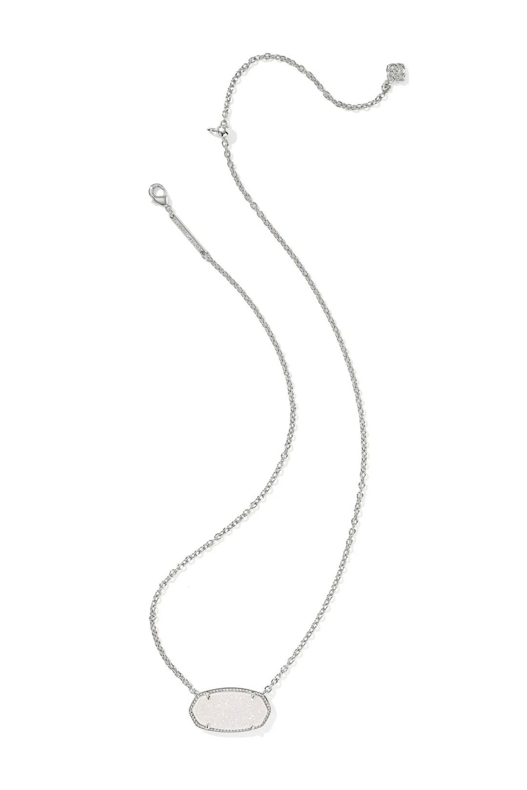 Kendra Scott Elisa Silver Statement Short Pendant Necklace