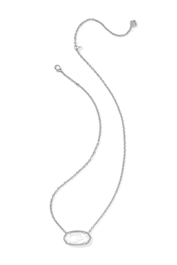 Kendra Scott Elisa Silver Statement Short Pendant Necklace