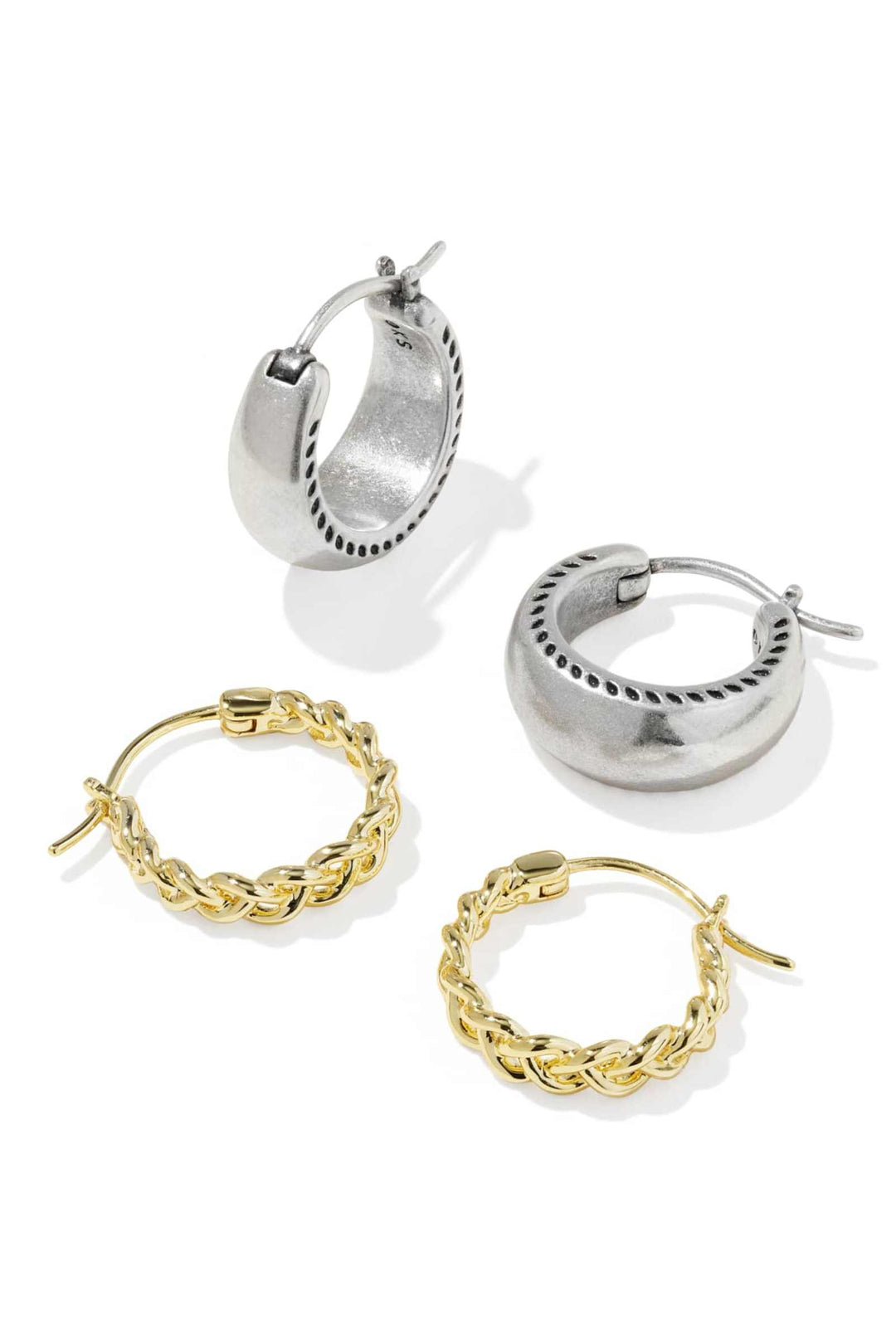 Gabriella Set Of Huggie Earrings