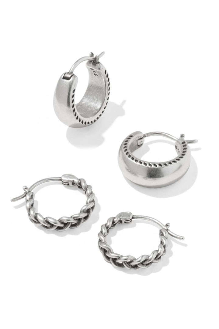 Gabriella Set Of Huggie Earrings