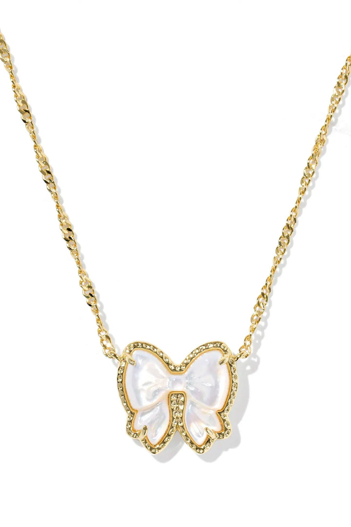 Kendra Scott Haley Bow Short Pendant Necklace