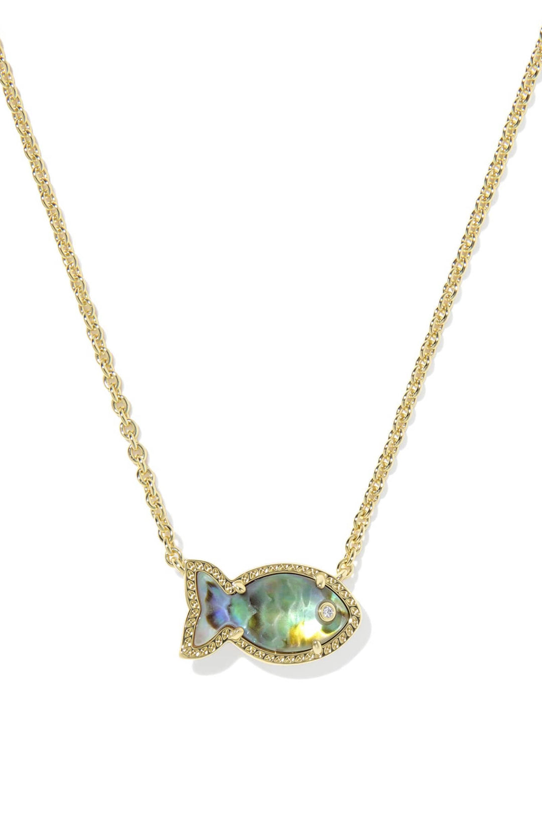 Kendra Scott Parker Fish Short Pendant Necklace