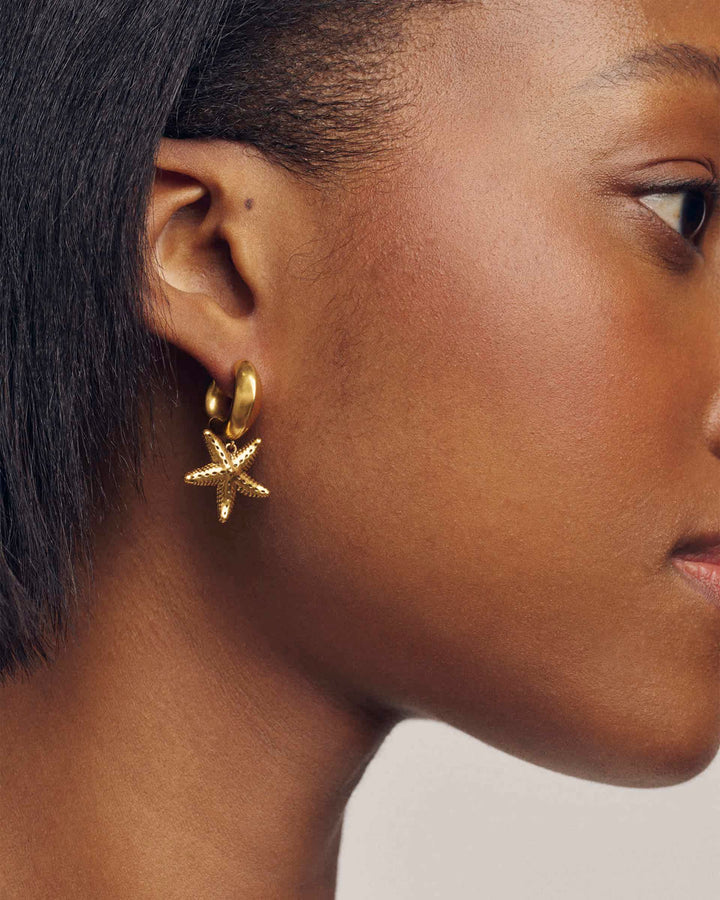 Kendra Scott Parker Starfish Huggie Earrings