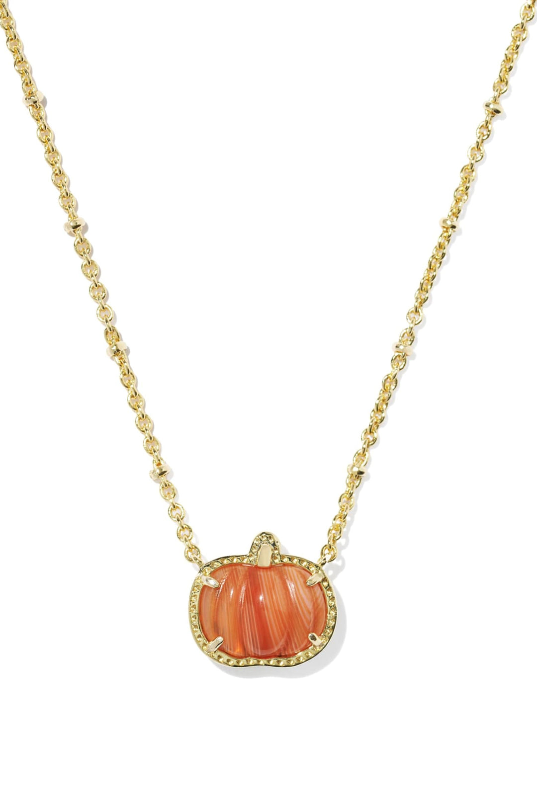 Kendra Scott Pumpkin Short Pendant Necklace