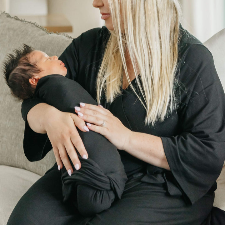 Midnight Knit Swaddle Blanket
