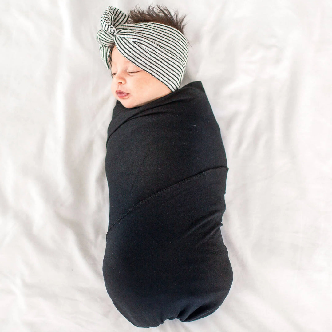 Midnight Knit Swaddle Blanket