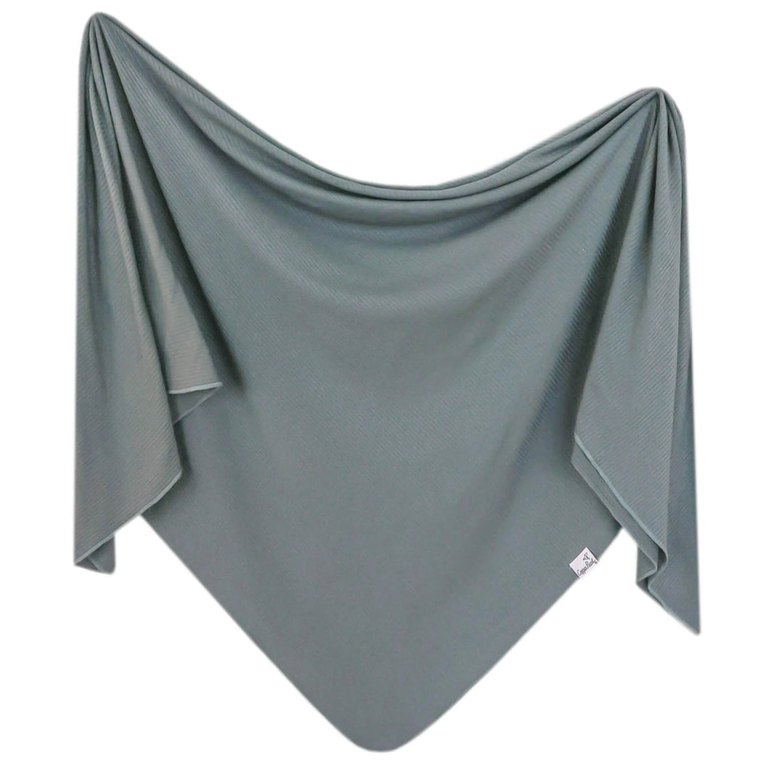 Moss Rib Knit Swaddle Blanket
