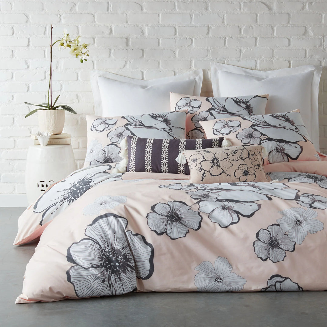 Blooming Floral Stitching Petal Pillow