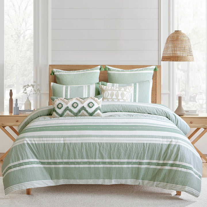 Crewel Geometric Pillow