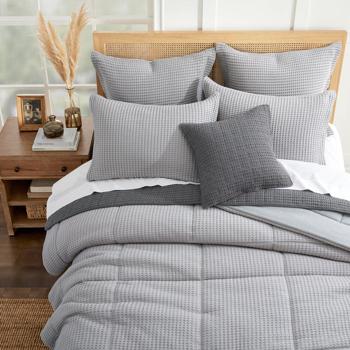 Mills Waffle Comforter Set