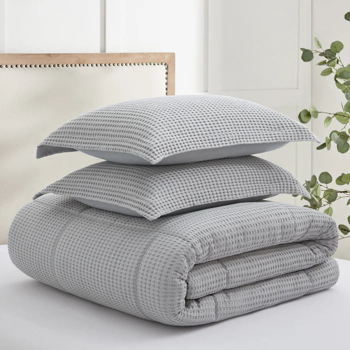 Mills Waffle Comforter Set
