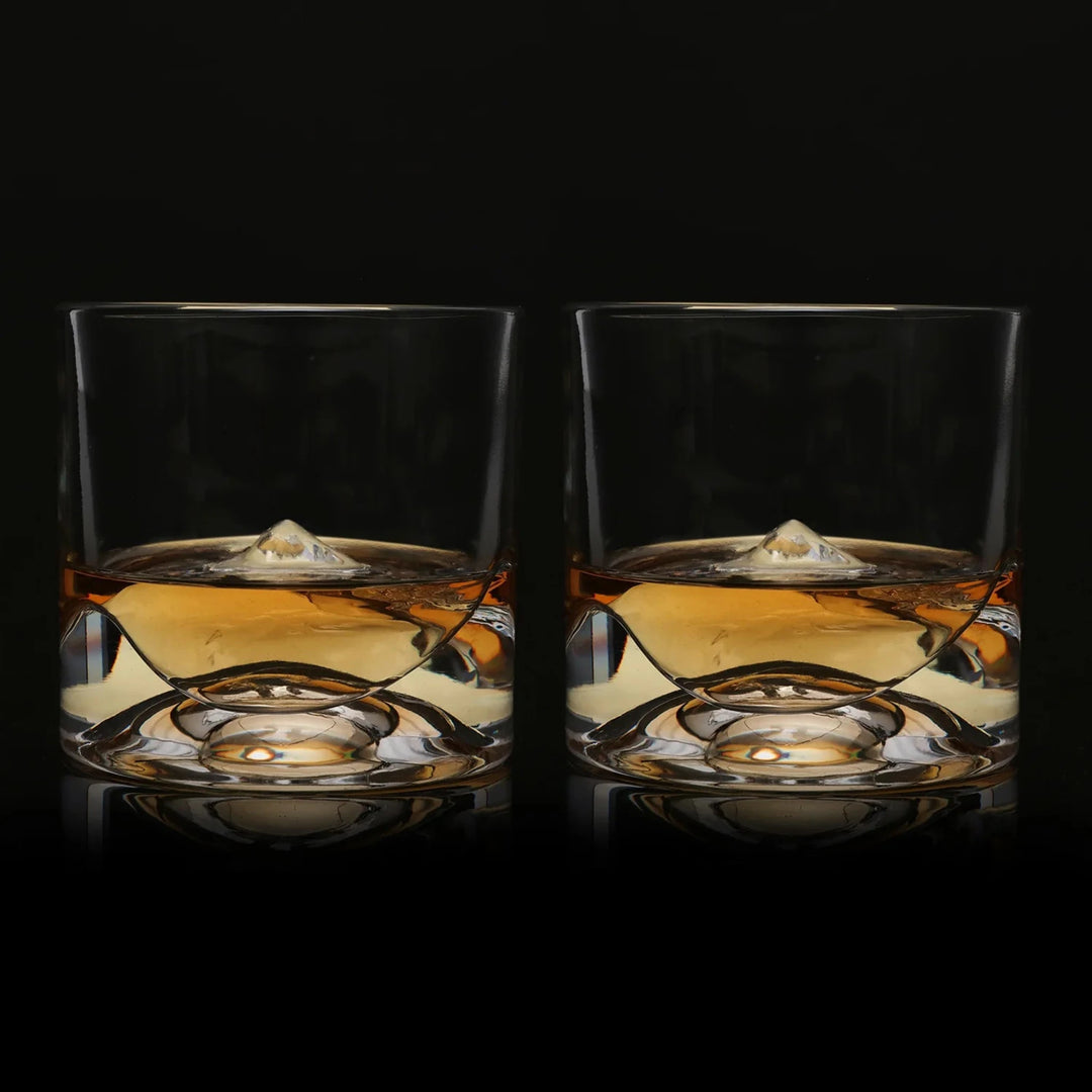 Denali Crystal Whiskey Glasses