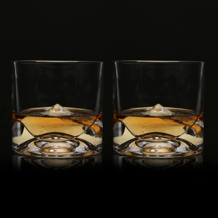 Denali Crystal Whiskey Glasses