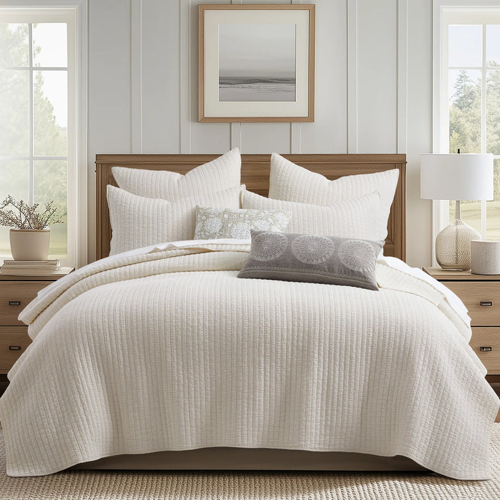 Loden Cream Euro Sham Set