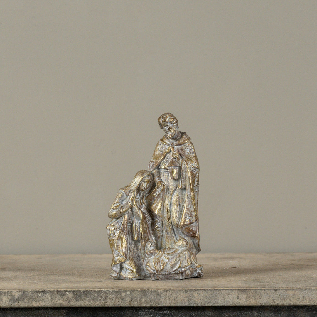 Gold Touch Distressed Holy Family