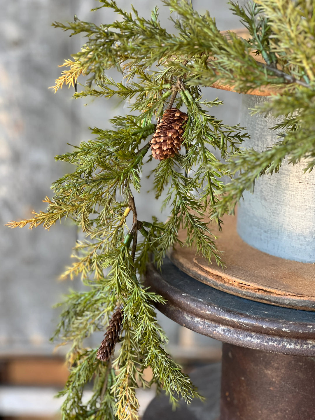 Prickly Pine Moss Garland