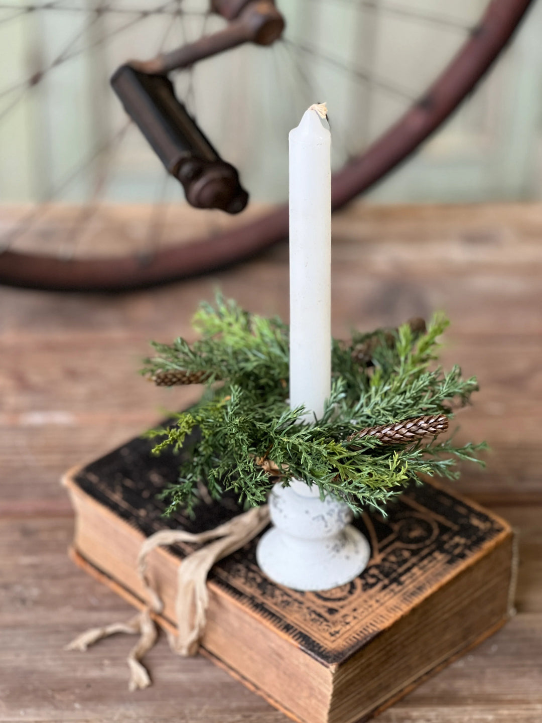 Prickly Pine Candle Ring