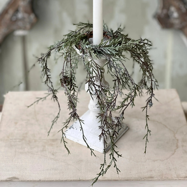 Weeping Cedar Candle Ring