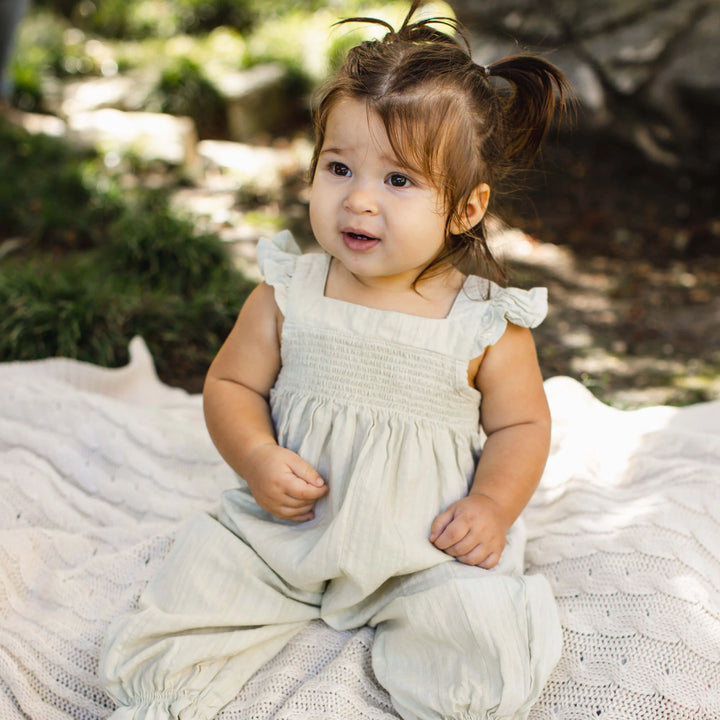 Burt's Bees Seersucker Jumpsuit