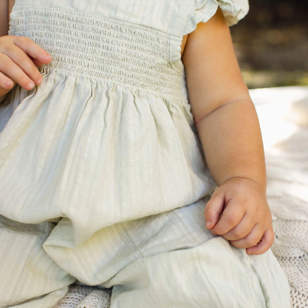 Burt's Bees Seersucker Jumpsuit