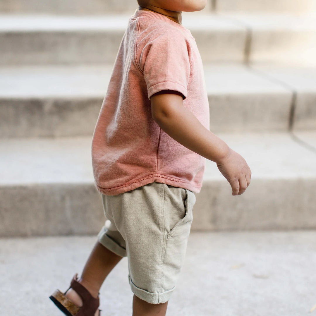 Burt's Bees Acid Wash Tee & Shorts Set