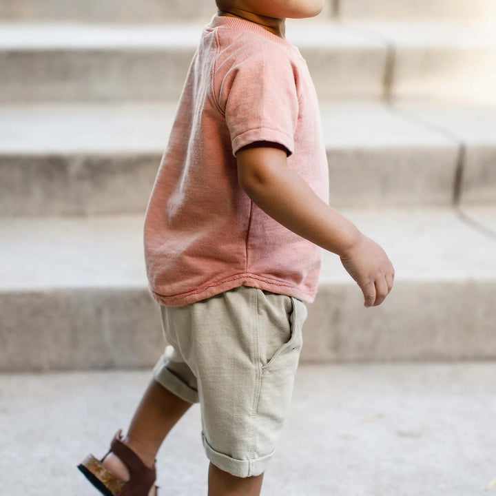 Burt's Bees Acid Wash Tee & Shorts Set