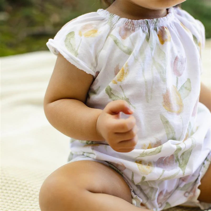 Burt's Bees Tulip Field Bubble Romper