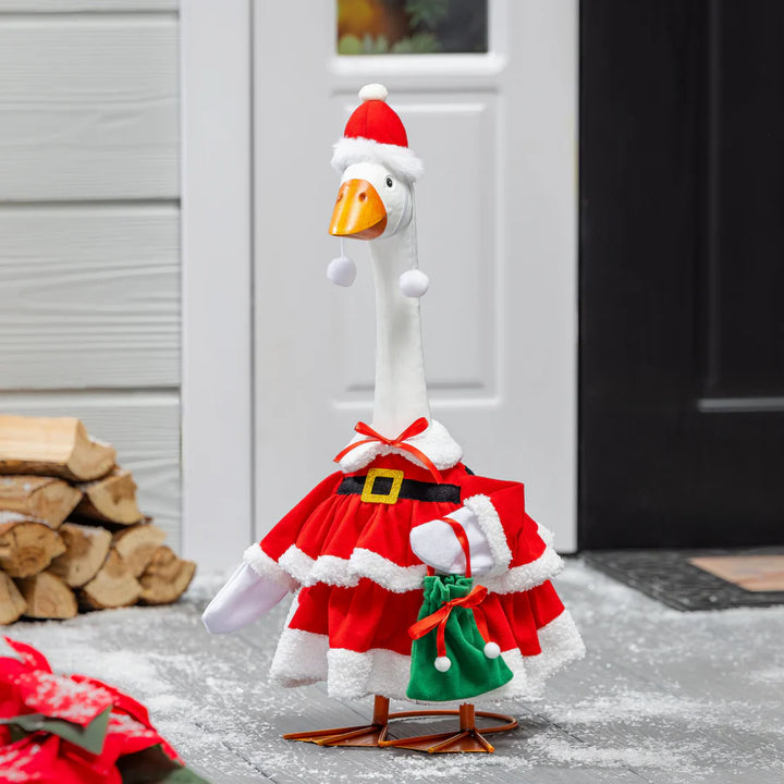 Winter Porch Goose Outfit