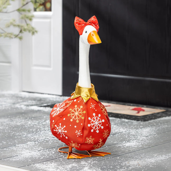 Winter Porch Goose Outfit